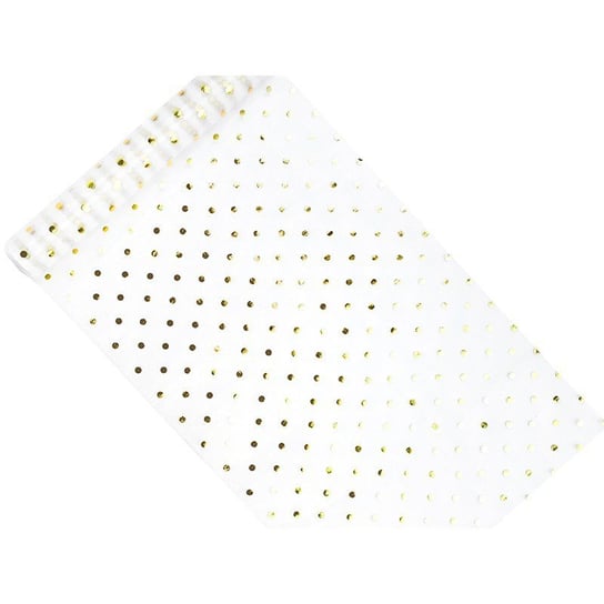 Bieżnik organza, gold dots, 36cmx9m, NiebieskiStolik