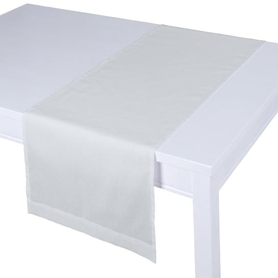 Bieżnik prostokątny Cotton Panama, biały, 40x130 cm Dekoria