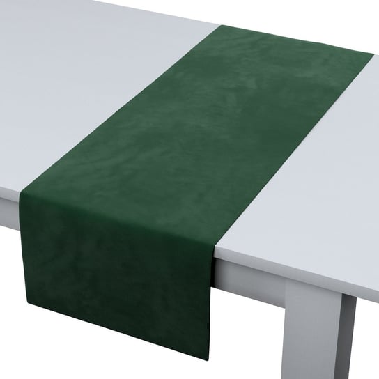 Bieżnik prostokątny DEKORIA Velvet, zielony, 40x130 cm Dekoria