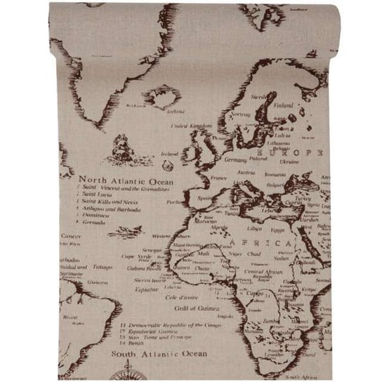 Bieżnik SANTEX Mapa  Podróży, 300 x 28 cm SANTEX