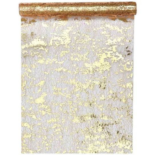 Bieżnik w rolce, złoty, 500x28 cm SANTEX