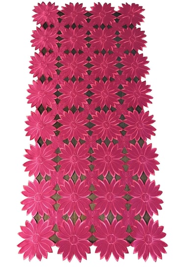 Bieżnik z haftem, 40x140, fioletowy w kwiaty, OH-179-D Dekorart