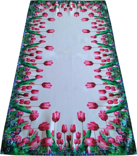 Bieżnik z nadrukiem, 60x120, różowy w kwiaty, OHA-003-A Dekorart