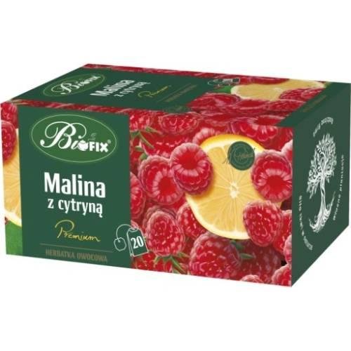 BiFix Herbata owocowa ekspresowa Malina z cytryną, 20x2g Bifix