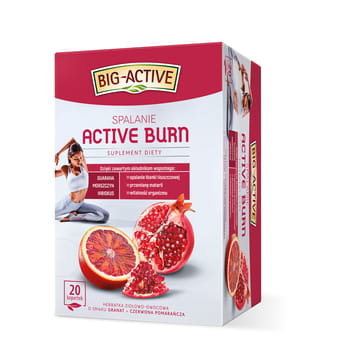 Big-Active, Active Burn, Suplement Diety, 20Torebek X 2G, 40G Inne