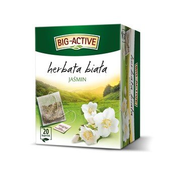 Big-Active Herbata Biała Z Jaśminem (20 Torebek X 1,5G) 30G Inna marka