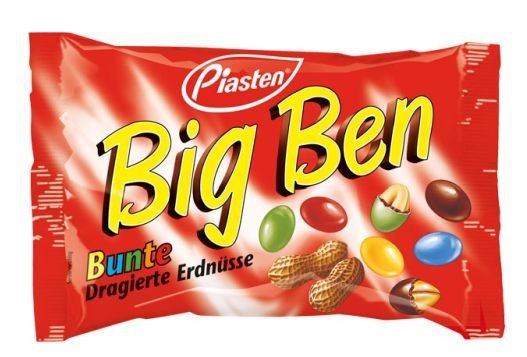 Big Ben Choco Erdnusse 250 g Orzeszki ziemne w KOLOROWEJ SKORUPCE Inna marka
