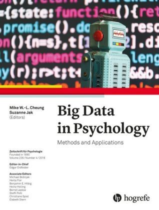 Big Data in Psychology Hogrefe Publishing Gmbh, Hogrefe Publishing