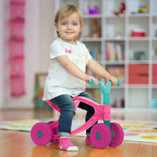 BIG Jeździk-rowerek Flippi, różowo-turkusowy Big