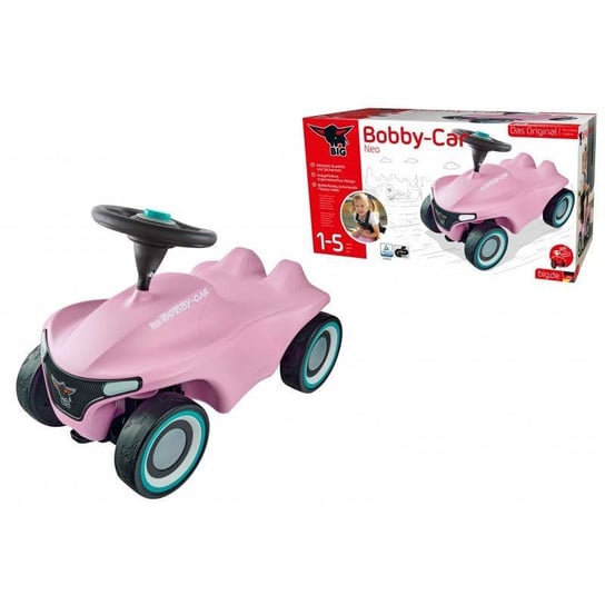 BIG Różowy Jeżdzik Pchacz Bobby Car Neo Pink Dla Dzieci Big
