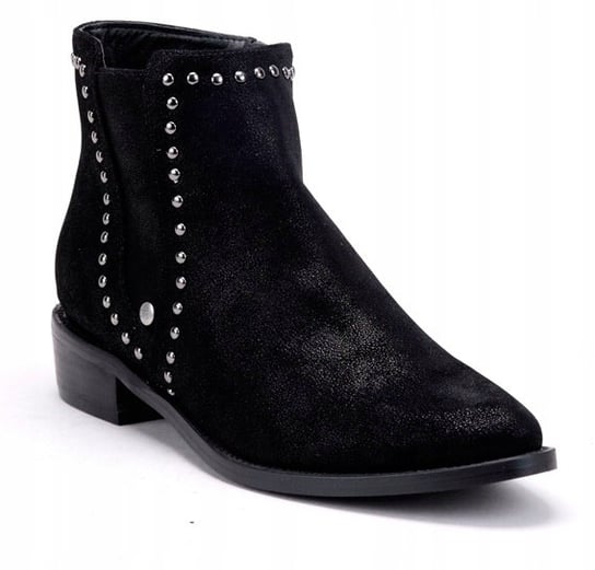 BIG STAR CZARNE DAMSKIE BOTKI SZTYBLETY BB274529 R37 Big Star Shoes