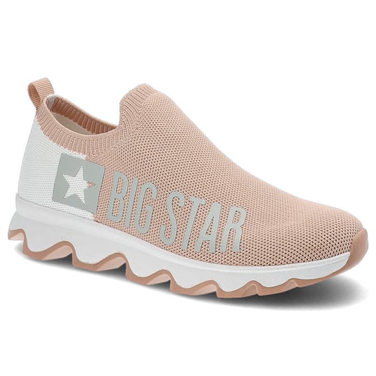 Big Star, Sneakersy, JJ274A145 Nude/Biały, rozmiar 36 Big Star