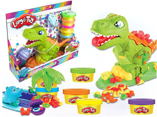 Big Toys, Masa plastyczna Dinozaur BPLA8340 BIGTOYS BIGTOYS