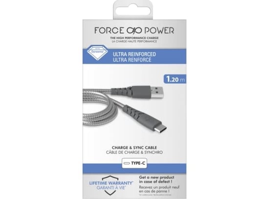 Bigben Connected Force Power USB C Kabel do synchronizacji USB C o długości 1,2 m Inna marka