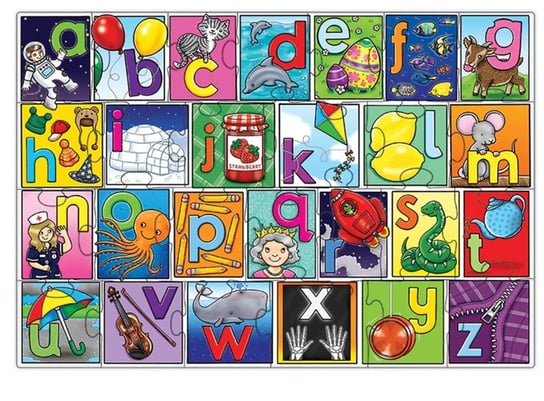 Bigjigs, puzzle Alfabet w języku angielskim Bigjigs