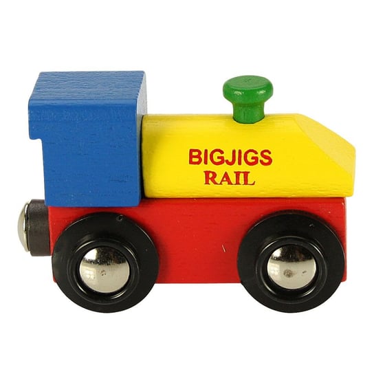 Bigjigs Rail, lokomotywa początkowa, pociąg literek i cyferek Bigjigs Rail