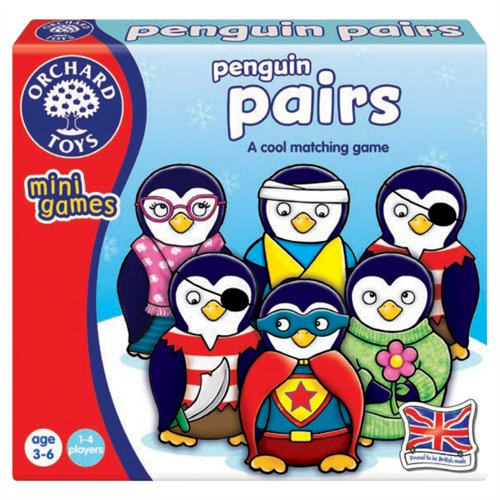 Bigjigs Toys, gra edukacyjna Pary Pingwinów, wersja Angielska Bigjigs