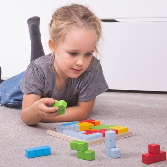 Bigjigs Toys Układanka drewniana tetris Bigjigs Toys