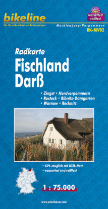 Bikeline Radkarte Deutschland Fischland Darß 1 : 75 000 Esterbauer Gmbh, Esterbauer Verlag Gmbh