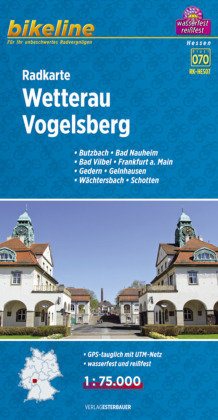 Bikeline Radkarte Deutschland Wetterau Vogelsberg 1 : 75 000 Esterbauer Gmbh, Esterbauer Verlag Gmbh