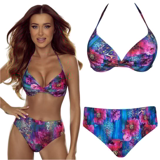 Bikini Strój kąpielowy dwuczęściowy push up GABBIANO Anabel 018 38B/M 75B Gabbiano