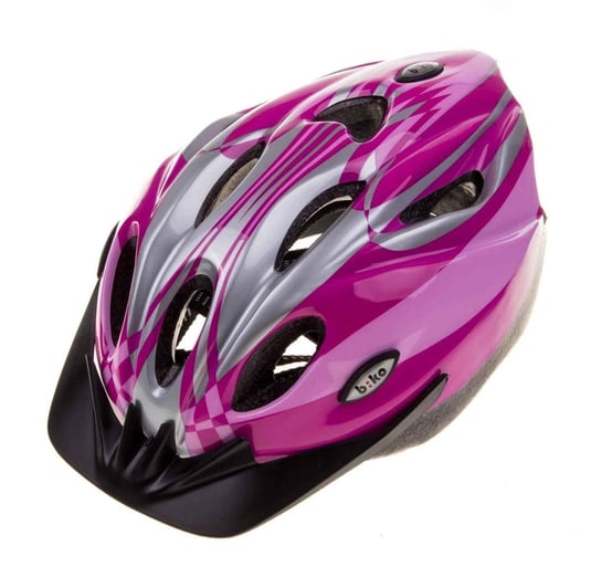 Biko, Kask rowerowy, Basic HM-BI304-1, różowy, rozmiar M Biko