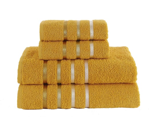 Bilge Komplet Ręczników Bale Yellow Prezent 4 Szt Bilge Ev Tekstil