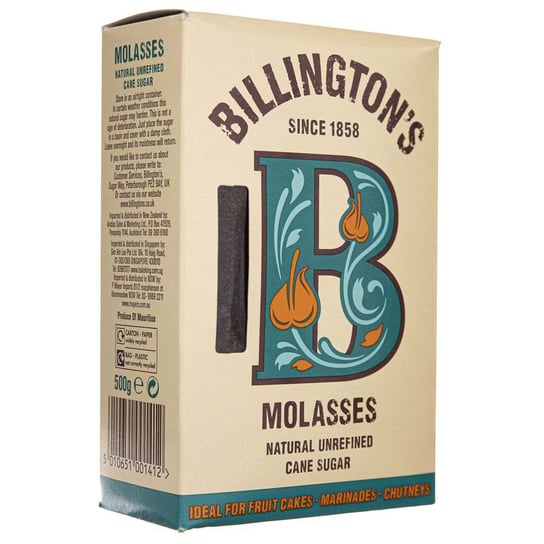 Billington's Cukier trzcinowy Melasowy - 500 g Billington's