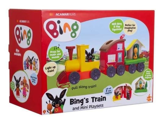 Bing, zabawka edukacyjna pociąg Binga BING