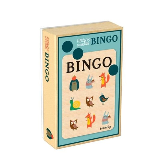 Bingo, Gra Planszowa dla Dzieci, Little Woodies Barbo Toys