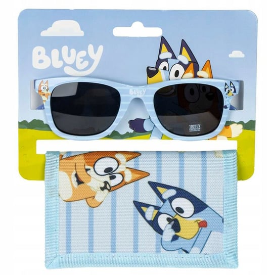 Bingo i Bluey okulary przeciwsłoneczne+ portfel Blue Cerda
