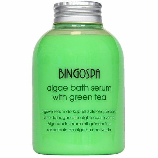 BINGOSPA, Algowe serum do kąpieli z zieloną herbatą, 500ml BINGOSPA