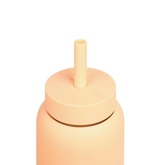 Bink - Silikonowa nasadka ze słomką do butelki Mini - Apricot Bink
