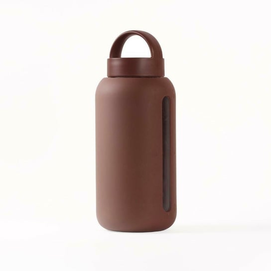 Bink - Szklana Butelka Do Monitorowania Dziennego Nawodnienia Day Bottle, 800Ml - Coco Bink