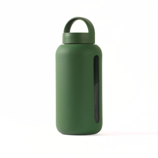 Bink - Szklana butelka do monitorowaniadziennego nawodnienia Mama Bottle 800ml - forest Bink