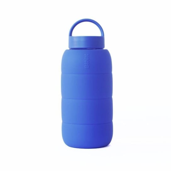 Bink - Szklana butelka Puffer Bottle - cobalt Bink