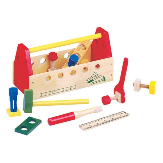 Bino, zabawka edukacyjna Skrzynka z narzędziami Bino