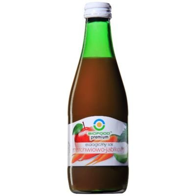 Bio Food, ekologiczny sok marchwiowo-jabłkowy, 300 ml Bio Food