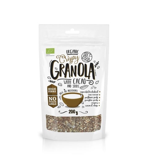 BIO granola z kakao, 200 g, Diet-Food Diet-food