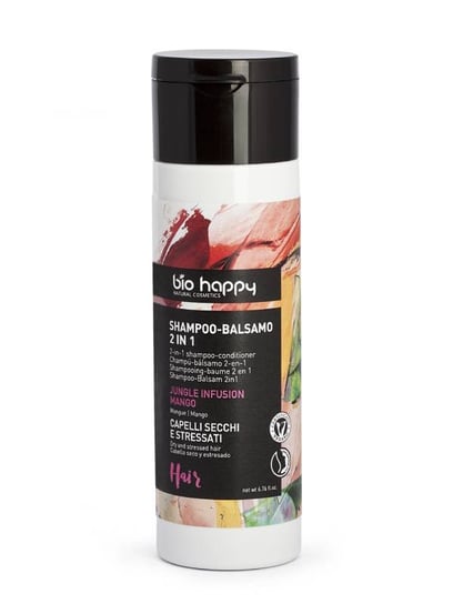 bio happy 2-in-1 shampoo-conditioner szampon i odżywka do włosów 2w1 jungle infusion mango 200ml Bio Happy