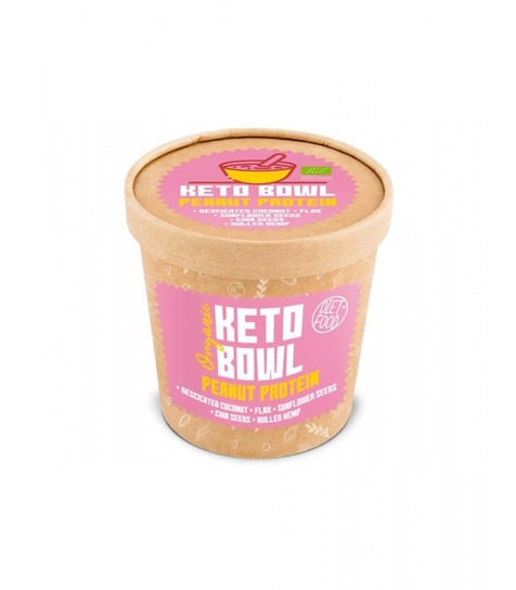 Bio keto bowl peanut protein, kubek kraft, 70 g, Diet-Food Diet-food