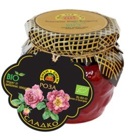 Bio konfitura z płatków róży 240G Jam&Jam