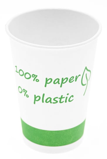 Bio Kubek 180 Papier - 0% Plastik Biodegradowalny Kubek Z Celulozy Biotrem