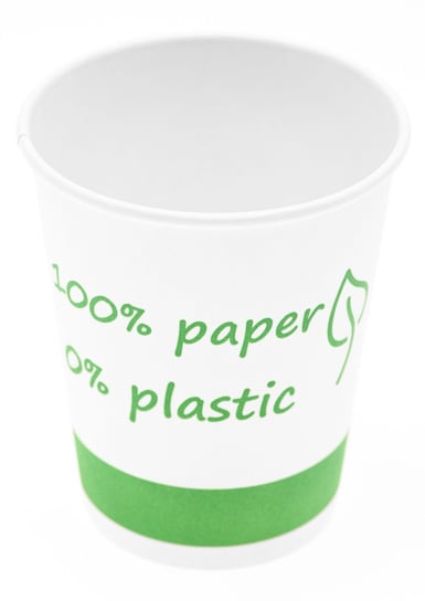 Bio Kubek 250 Papier - 0% Plastik Biodegradowalny Kubek Z Celulozy Biotrem