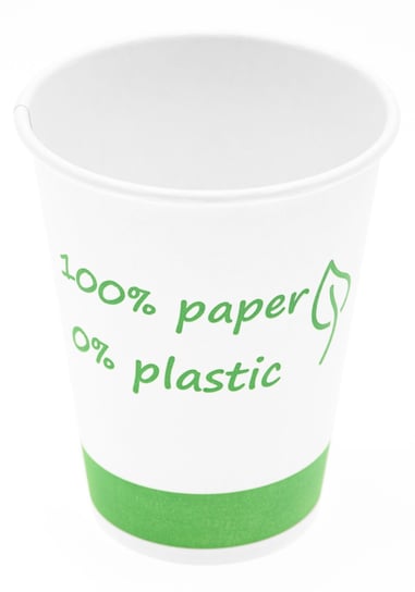 Bio Kubek 300 Papier - 0% Plastik Biodegradowalny Kubek Z Celulozy Biotrem