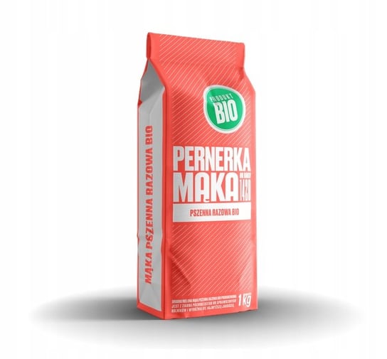 BIO MĄKA PSZENNA RAZOWA PEŁNOZIARNISTA 1KG PREMIUM Pernerka