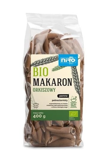 Bio Makaron pełnoziarnisty orkiszowy PENNE (400g) NIRO BIO Niro