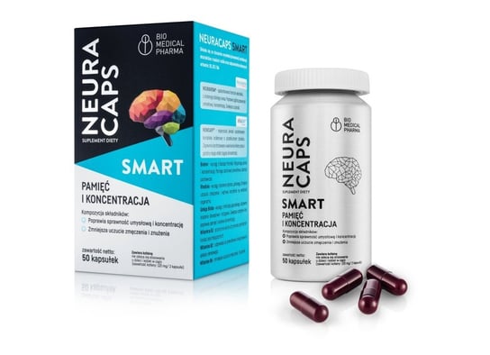 Bio Medical Pharma, Neuracaps Smart, 50 Kaps. Suplement diety Bio Medical Pharma