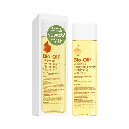 Bio-Oil Naturalny olejek do pielęgnacji skóry rozstępy ciąża 200ml Bio-Oil