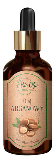 Bio Olja, BIO OLEJ ARGANOWY - 100% Bio olej arganowy zimnotłoczony, nierafinwany bez konserwantów, 50ml Bio Olja